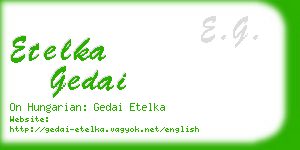 etelka gedai business card